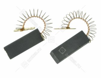 Щетки мотора (5x12.5х35мм) - 2 шт. (с пружиной и клеммой) стиральной машины Bosch, Siemens 