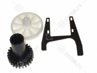 Шестерни (комплект 2шт + фиксатор) мясорубки Braun