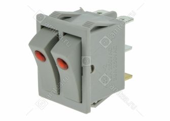 Блок кнопок включения водонагревателя, радиатора 