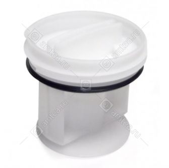 Фильтр (крышка, заглушка) насоса (белый, серый) стиральной машины Bosch, Siemens