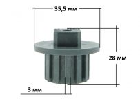 Втулка (муфта) шнека мясорубки Bosch ORIGINAL