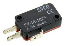 Микропереключатель 3-х контактный SV-16-1C25 16A 250V SVGO