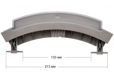 Ручка люка (серебро) стиральной машины Bosch, Siemens
