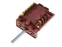 Переключатель мощности конфорки ПМЭ27-2375П (7 позиционный, вал - 39,5 мм) (Т20671-2375, АС6-Т20-671)