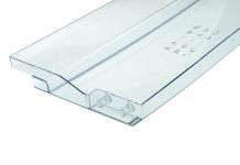 Панель передняя (верхняя, прозрачная) холодильника Атлант