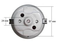 Мотор пылесоса 2200-2400W H=120 мм, D=135 мм VCM-M30AU для пылесоса Samsung (Not Original)