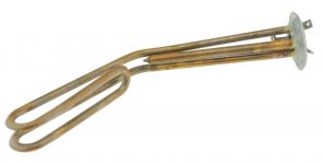 ТЭН (нагреватель) водонагревателя 2000W RF 64 Thermowatt (медь, М6, фланец 64 мм) изогнутый, клеммы под винт