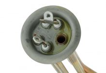 ТЭН (нагреватель) водонагревателя 2000W RF 64 Thermowatt (медь, М4, фланец 64 мм) изогнутый, клеммы под винт