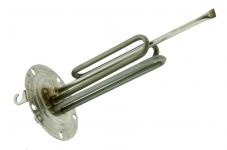 ТЭН (нагреватель) водонагревателя 2500W ABS (1000W+1500W) (нержавейка, М5, фланец 125 мм)