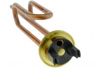 ТЭН (нагреватель) водонагревателя 1500W RCA (медь, фланец 48 мм, M6) под овальный фланец