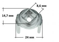 Муфта + втулка + шайба шнека комбайна Kenwood