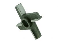 Нож МИМ-300 с буртом двухсторонний промышленной мясорубки