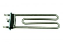 ТЭН (нагреватель) L=205 мм, 2000W, прямой с отверстием стиральной машины Bosch, Gorenje