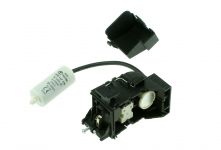 Клеммный узел в сборе (пусковое реле, РКТ-9, конденсатор) холодильника Атлант