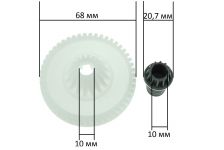 Шестерни (комплект 2 шт. большая и малая) мясорубки Bosch