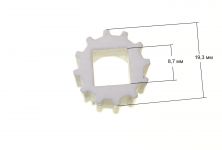 Втулка (муфта) шнека мясорубки Флора
