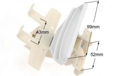 Замок (защелка) двери посудомоечной машины Indesit, Ariston (ORIGINAL)