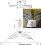 Крестовина барабана (под гайку) стиральной машины LG