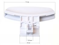 Ручка люка (комплект) стиральной машины Indesit, Ariston