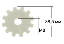 Гайка ножки 1260417108 стиральной машины Electrolux, AEG, Zanussi