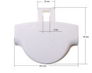 Ручка люка стиральной машины Вятка-Катюша, Вятка-Мария, овальная