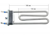 ТЭН (нагреватель) L=180 мм, 1650W, прямой с отверстием стиральной машины Whirlpool (ORIGINAL)