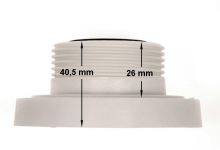 Суппорт в сборе (правый, со стороны шкива, резьба против часовой,6204 + 30x46.8x8.7/13) стиральной машины Electrolux