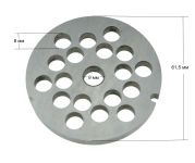 Решетка крупная (камера №8) 8 мм мясорубки Zelmer, Bosch, Redmond