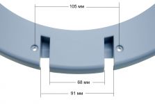Внутреннее обрамление люка стиральной машины Bosch, Siemens