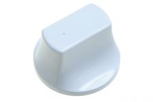 Ручка регулировки конфорки плиты Indesit, Ariston (белая)