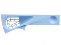 Крышка отдела для кондиционера дозатора порошка стиральной машины Indesit, Ariston