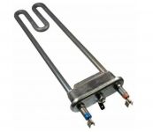 ТЭН (нагреватель) L=255 мм, 1200W, прямой без отверстия стиральной машины Candy, Zerowatt