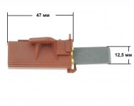 Щетки мотора (5х12.5х36мм) SOLE - 2шт Candy, Hoover, Zerowatt, Ardo