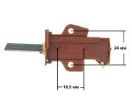 Щетки мотора (5х12.5х36мм) SOLE - 2шт Candy, Hoover, Zerowatt, Ardo